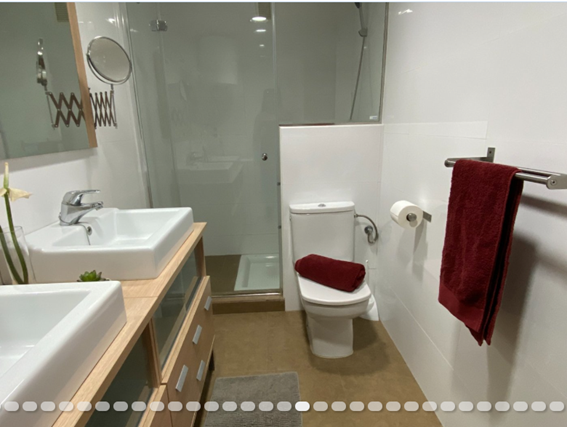 Luminoso piso con vistas al mar en la playa El Raco